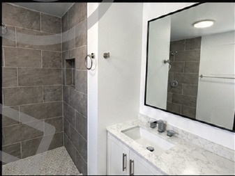 Updated bathroom